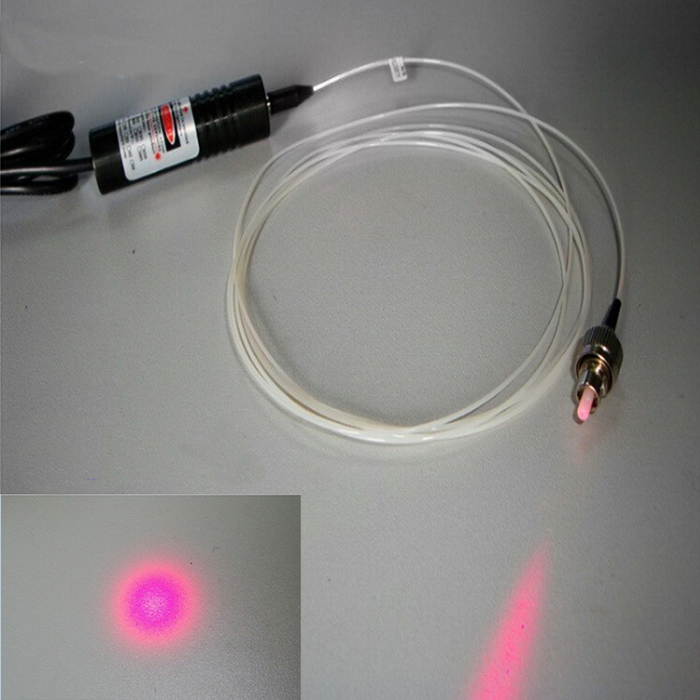 Single Mode Output Laser FC Interface 650nm 40mW Rojo Láser de fibra acoplada